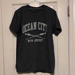 Ocean City New Jersey Men's Black T-Shirt